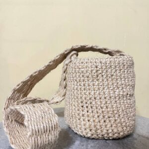 Mochila de Fique Tejida Pequeña