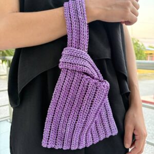 Bolso Nudo Japonés Lila Luxury