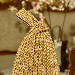 Bolso Nudo Japonés Dorado Luxury